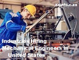 Industries Hiring Mechanical Engineers In United States 