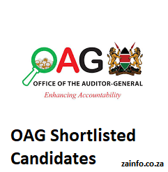 OAG Shortlisted Candidates 